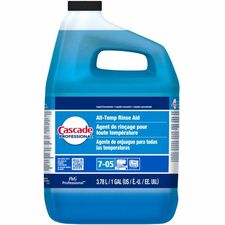 P&G All-Temp Rinse Aid-Concentrate Liquid-128 Fl Oz 4 Quart-2/Carton-Blue