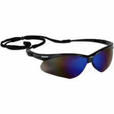 Kleenguard V30 Nemesis Safety Eyewear-Recommended For: Workplace  Home-Durable  Lightweight  Wraparound Frame  Anti-fog  Flexible  Soft  Neck Cord-UVA  UVB  UVC Protection-Polycarbonate-12/Box
