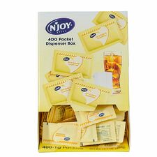 Njoy Yellow Sucralose Sugar Substitute-0.035 Oz 1 G-Sucralose-400/Box