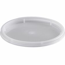 BluTable Round Deli Tub Container Lid-Polypropylene-500/Carton-Clear