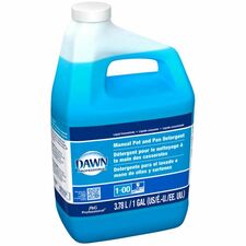 Dawn Manual Pot/Pan Detergent-Concentrate Liquid-128 Fl Oz 4 Quart-Original Scent-4/Carton-Blue
