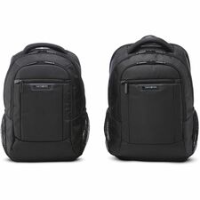 Samsonite Classic Business 2.0 Carrying Case Backpack For 13" To 15.6" Apple IPad Notebook  Tablet  Smartphone  Pen  Business Card  Accessories-Black-Polyester Body-Shoulder Strap  Handle-17" Height X 7.3" Width X 11.3" Depth-Medium Size-Unisex