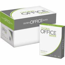 Global Office Premium Multipurpose Paper-White-96 Brightness-Letter-8 1/2" X 11"-20 Lb Basis Weight-10/Carton-500 Sheets Per Ream