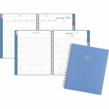 At-A-Glance Harmony Academic Planner-Medium Size-Academic-Weekly  Monthly-13 Month-January 2024-January 2025-2 Week  2 Month Double Page Layout-7" X 8 3/4" Sheet Size-Wire Bound -1 Each