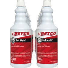 Betco Bol Maid Toilet Cleaner  Mint Scent  1 Quart  Pack Of 12-Ready-To-Use Liquid-32 Fl Oz 1 Quart-38.60 Oz 2.41 Lb-Mint Scent-12 Pack-Blue