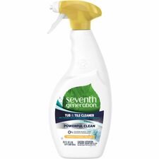 Seventh Generation Natural Tub And Tile Cleaner-Spray-26 Fl Oz 0.8 Quart-Emerald Cypress & Fir Scent-1 Each-White  Multi