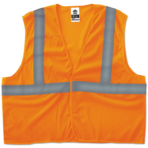 Ergodyne Glowear 8205hl Type R Class 2 Super Econo Mesh Vest 4x-large To 5x-large Orange