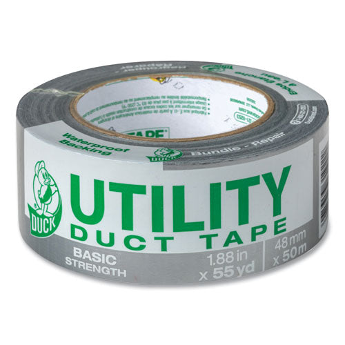 Duck Utility Grade Tape 3" Core 1.88"x55 Yds Silver
