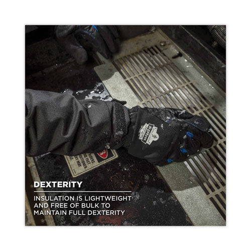 Ergodyne Proflex 814 Thermal Utility Gloves Black X-large Pair