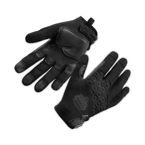 Ergodyne Proflex 710blk Abrasion-resistant Black Tactical Gloves Black Large Pair