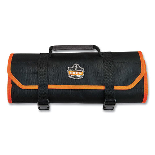 Ergodyne Arsenal 5871 Polyester Tool Roll Up 21 Compartments 27x14 Polyester Black