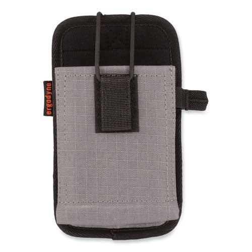 Ergodyne Squids 5544 Phone Style Scanner Holster W/belt Clip And Loops 1 Comp 3.75x1.25x6.5 Gray