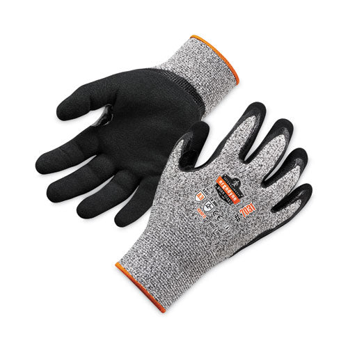 Ergodyne Proflex 7031 Ansi A3 Nitrile-coated Cr Gloves Gray Large 144 Pairs/Case