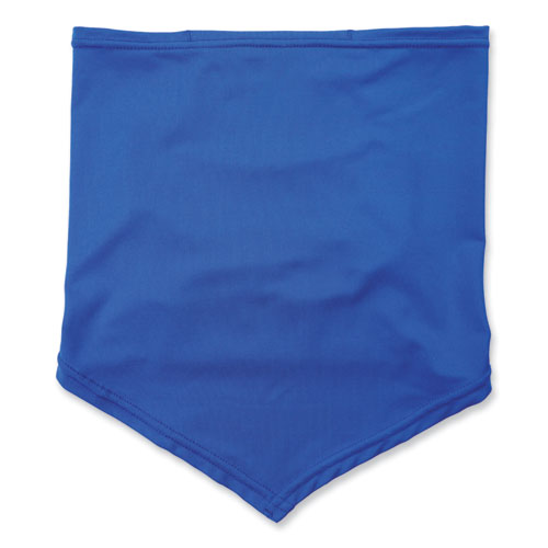 Ergodyne Chill-its 6483  Cooling Neck Gaiter Bandana Pocket Polyester/spandex Small/medium Blue