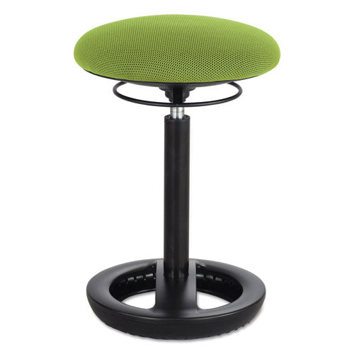 Safco Twixt Desk Height Ergonomic Stool Supports Up To 250 Lb 22.5" High Green Seat Black Base