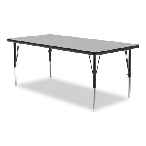 Correll Height-adjustable Activity Tables Rectangular 60wx30dx19h Gray Granite 4/pallet