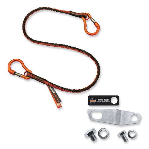 Ergodyne Squids 3196 Grinder Tool Tethering Kit 8 Lb Max Working Capacity 38" Long Orange/gray