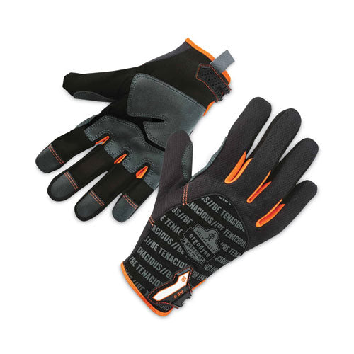 Ergodyne Proflex 810 Reinforced Utility Gloves Black Large Pair