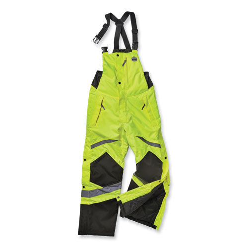 Ergodyne Glowear 8928 Class E Hi-vis Insulated Bibs Large Lime