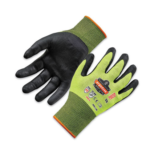 Ergodyne Proflex 7022 Ansi A2 Coated Cr Gloves Dsx Lime Large 144 Pairs/pack