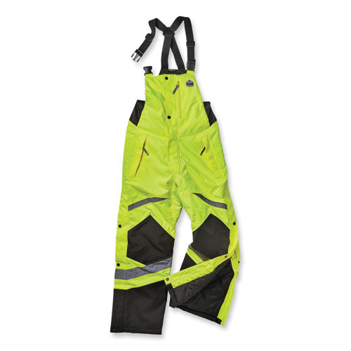 Ergodyne Glowear 8928 Class E Hi-vis Insulated Bibs 4x-large Lime