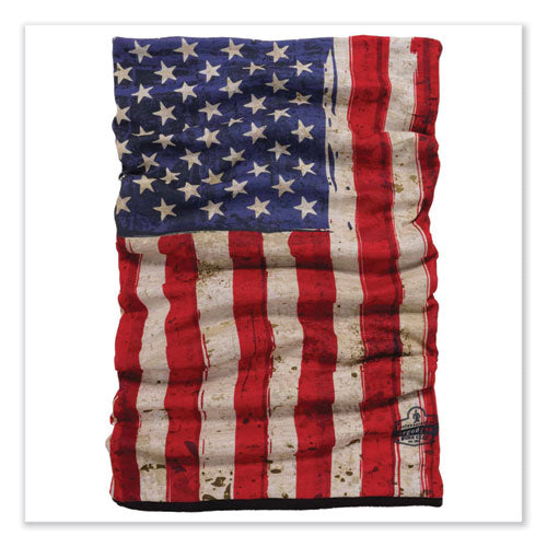 Ergodyne N-ferno 6491 Reversible Thermal Fleece + Poly Multi-band One Size Fits Most American Flag