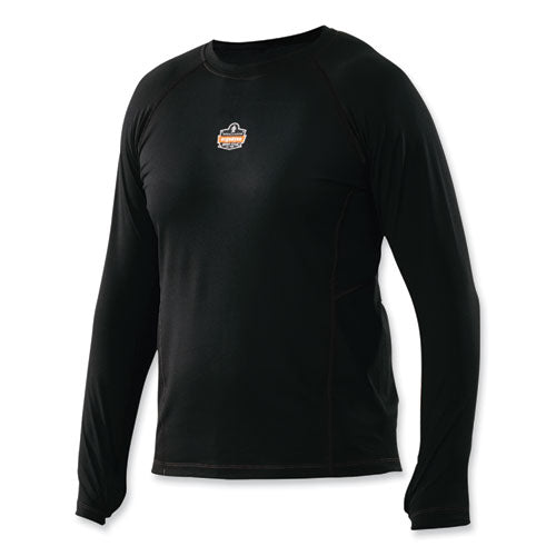 Ergodyne N-ferno 6435 Midweight Long Sleeve Base Layer Shirt 3x-large Black