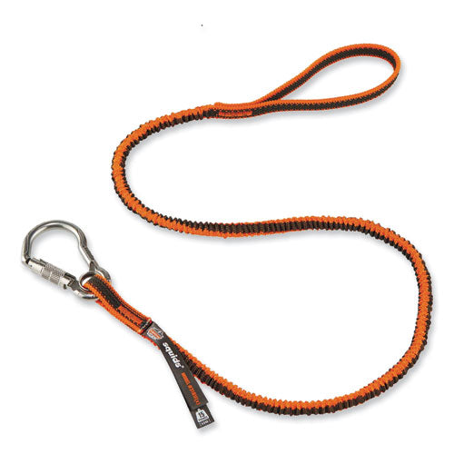 Ergodyne Squids 3101f(x) Tool Lanyard W/stainless-steel Carabiner + Loop 15 Lb Max Work Cap 38" To 48"