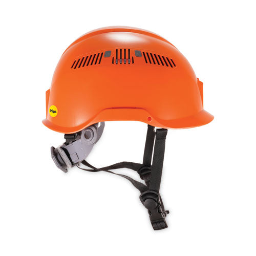 Ergodyne Skullerz 8975-mips Class C Safety Helmet With  Mips Elevate Ratchet Suspension Orange