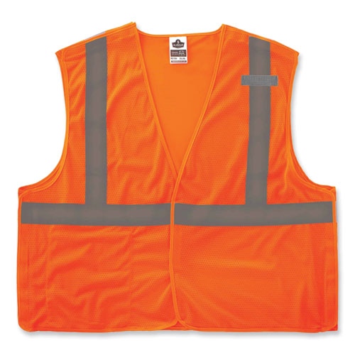 Ergodyne Glowear 8215ba Class 2 Economy Breakaway Mesh Vest Polyester X-small Orange