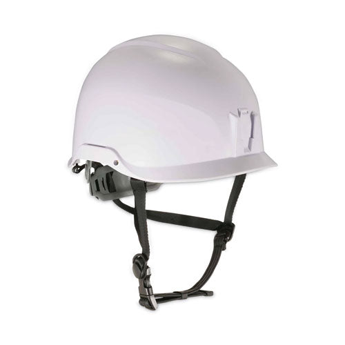 Ergodyne Skullerz 8974 Class E Safety Helmet 6-point Ratchet Suspension White