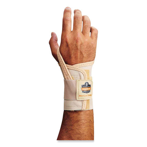 Ergodyne Proflex 4000 Single Strap Wrist Support Large Fits Right Hand Tan