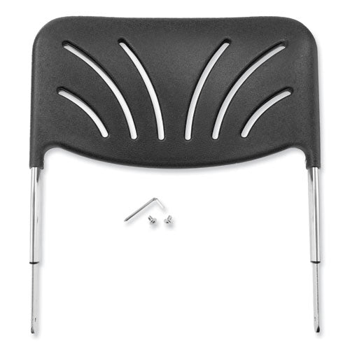 NPS Backrest For Nps 6600 Series Elephant Z-stools 16.25x4.5x19 Plastic/steel Black