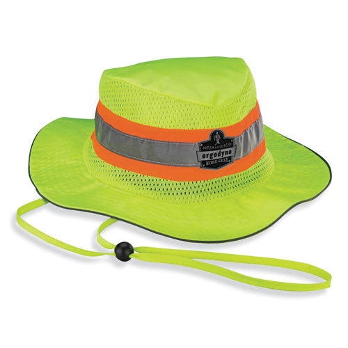 Ergodyne Glowear 8935 Hi-vis Ranger Sun Hat Polyester 2x-large/3x-large Lime