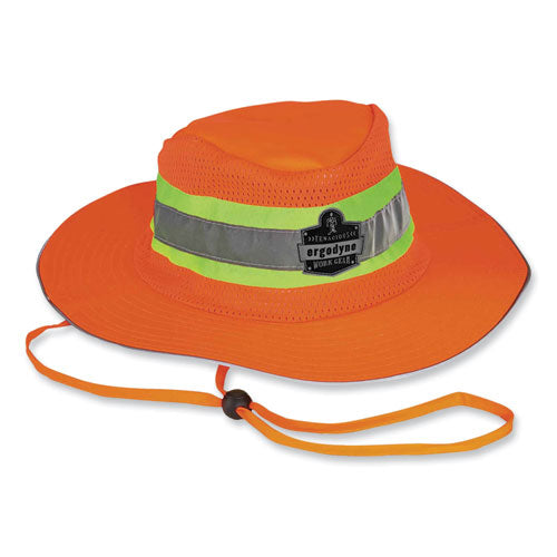 Ergodyne Glowear 8935 Hi-vis Ranger Sun Hat Polyester 2x-large/3x-large Orange