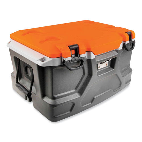 Ergodyne Chill-its 5171 48-quart Industrial Hard Sided Cooler Orange/gray