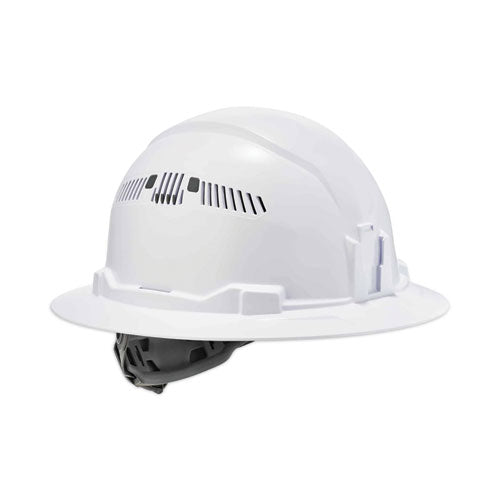 Ergodyne Skullerz 8973 Class C Hard Hat Full Brim White