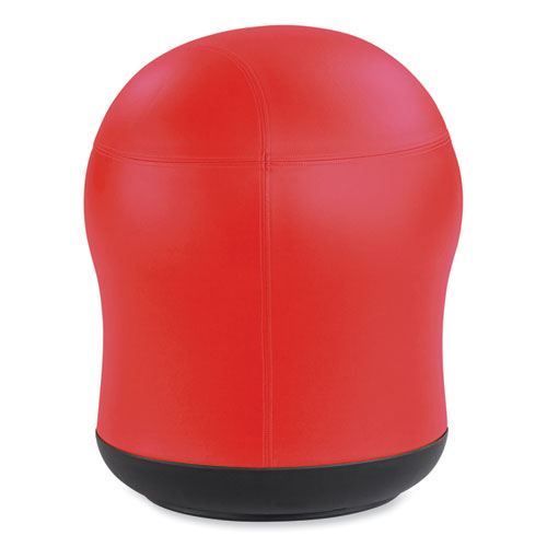 Safco Zenergy Swivel Ball Chair Backless Supports Up To 250 Lb Red Vinyl