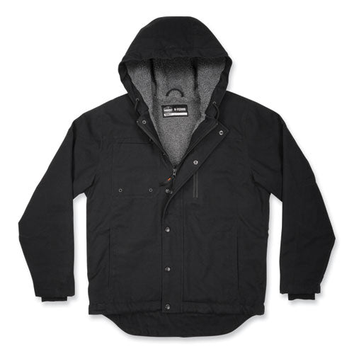 Ergodyne N-ferno 6468 Duck Canvas Work Jacket Small Black