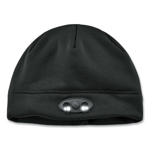 Ergodyne N-ferno 6804 Skull Cap Winter Hat With Led Lights One Size Fits Mosts Black