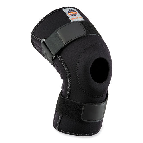 Ergodyne Proflex 620 Open Patella Spiral Stays Knee Sleeve Small Black