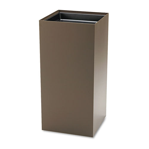 Safco Public Square Recycling Receptacles 31 Gal Steel Brown