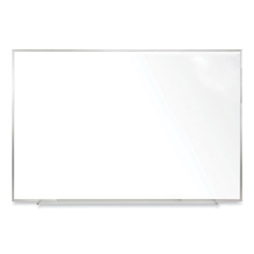 Ghent Non-magnetic Whiteboard With Aluminum Frame 48.63x48.47 White Surface Satin Aluminum Frame