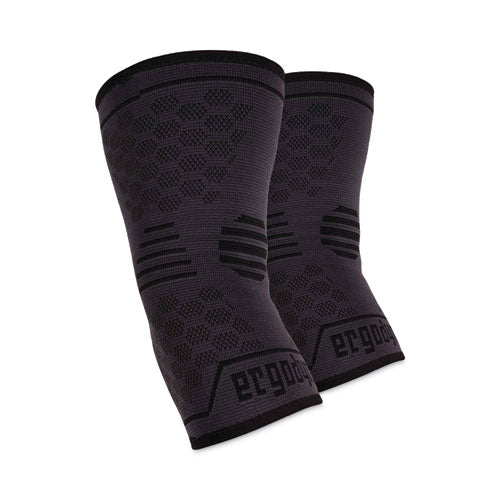 Ergodyne Proflex 651 Elbow Compression Sleeve Small Gray/black