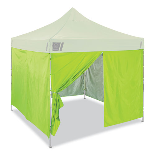 Ergodyne Shax 6054 Pop-up Tent Sidewall Kit Single Skin 10 Ftx10 Ft Polyester Lime