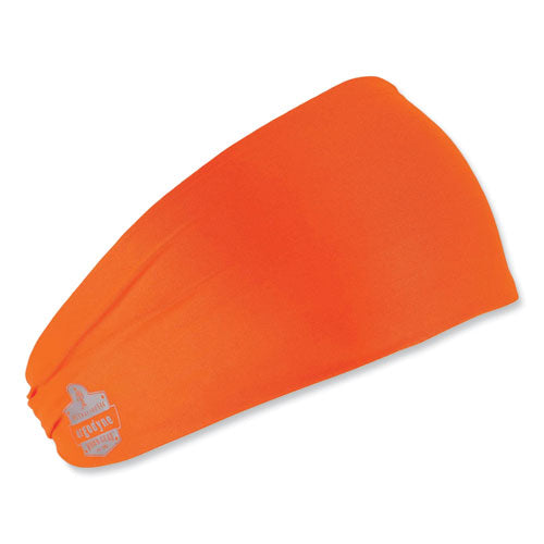 Ergodyne Chill-its 6634 Performance Knit Cooling Headband Polyester/spandex One Size Fits Most Orange