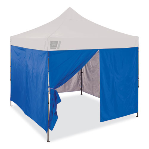 Ergodyne Shax 6054 Pop-up Tent Sidewall Kit Single Skin 10 Ftx10 Ft Polyester Blue