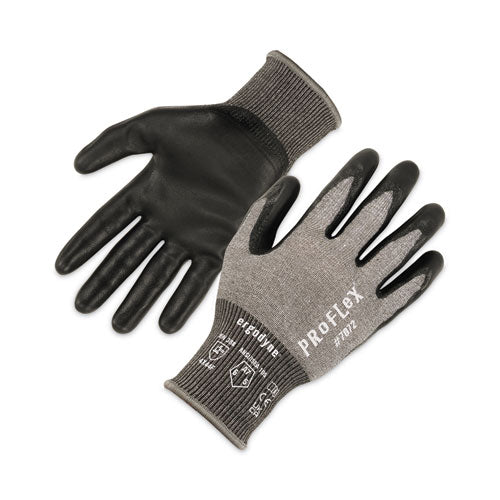 Ergodyne Proflex 7072 Ansi A7 Nitrile-coated Cr Gloves Gray X-large 12/pairs/pack