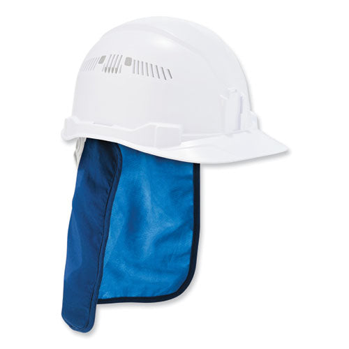 Ergodyne Chill-its 6717ct Cooling Hard Hat Pad And Neck Shade - Pva 12.5x9.75 Blue