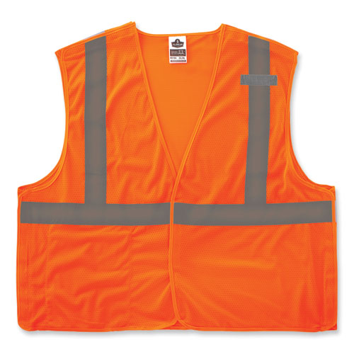 Ergodyne Glowear 8215ba-s Single Size Class 2 Economy Breakaway Mesh Vest Polyester 3x-large Orange